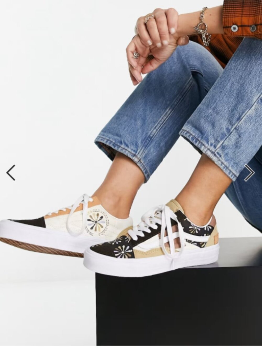 Limited Edition VANS x Divine Energy Old Skool Patchwork Womens 36.5/6.5 Shoes